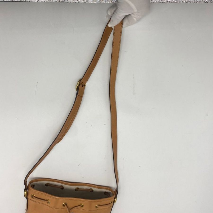 GUCCI 古馳 駝色 全皮 迪士尼聯名款 米奇 水桶包-7