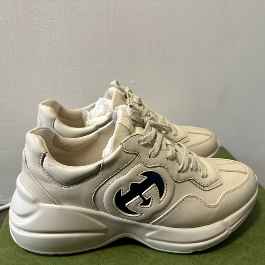 GUCCI 男士INTERLOCKING G RHYTON運動鞋-0