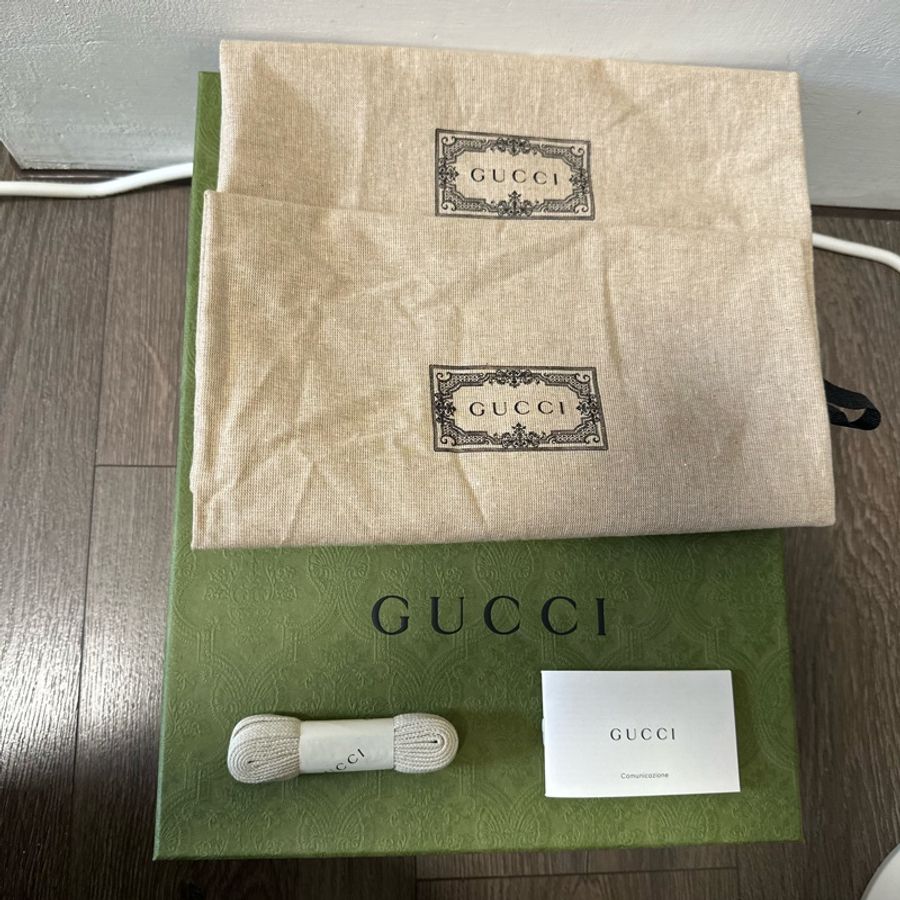 GUCCI 男士INTERLOCKING G RHYTON運動鞋-4