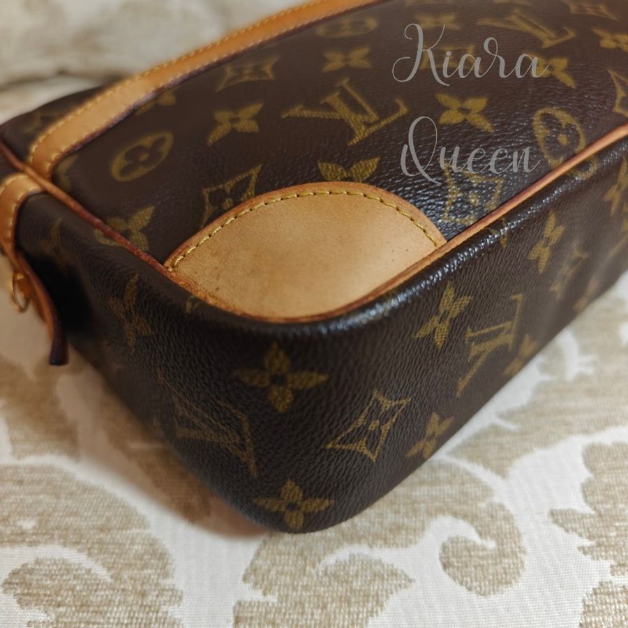 Louis Vuitton LV vintage 中古 記者包 手提包 手拿包 古董包 絕版 停產 斜揹包-14