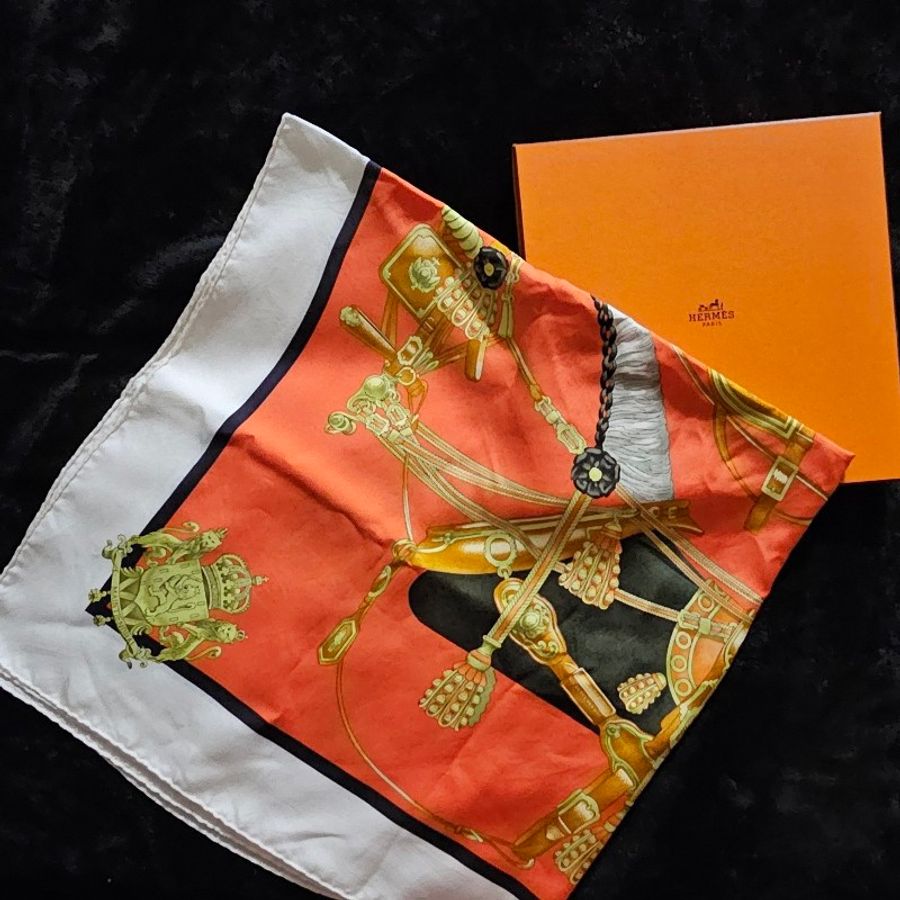 HERMES 大方巾-0