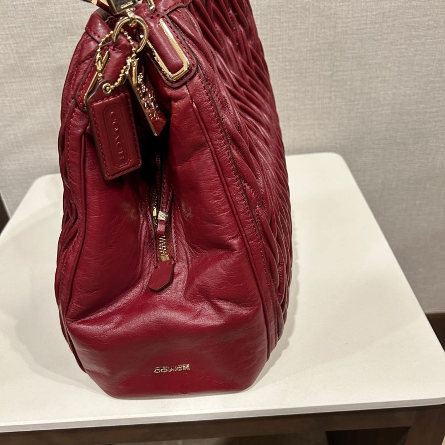 COACH 全牛皮包-4