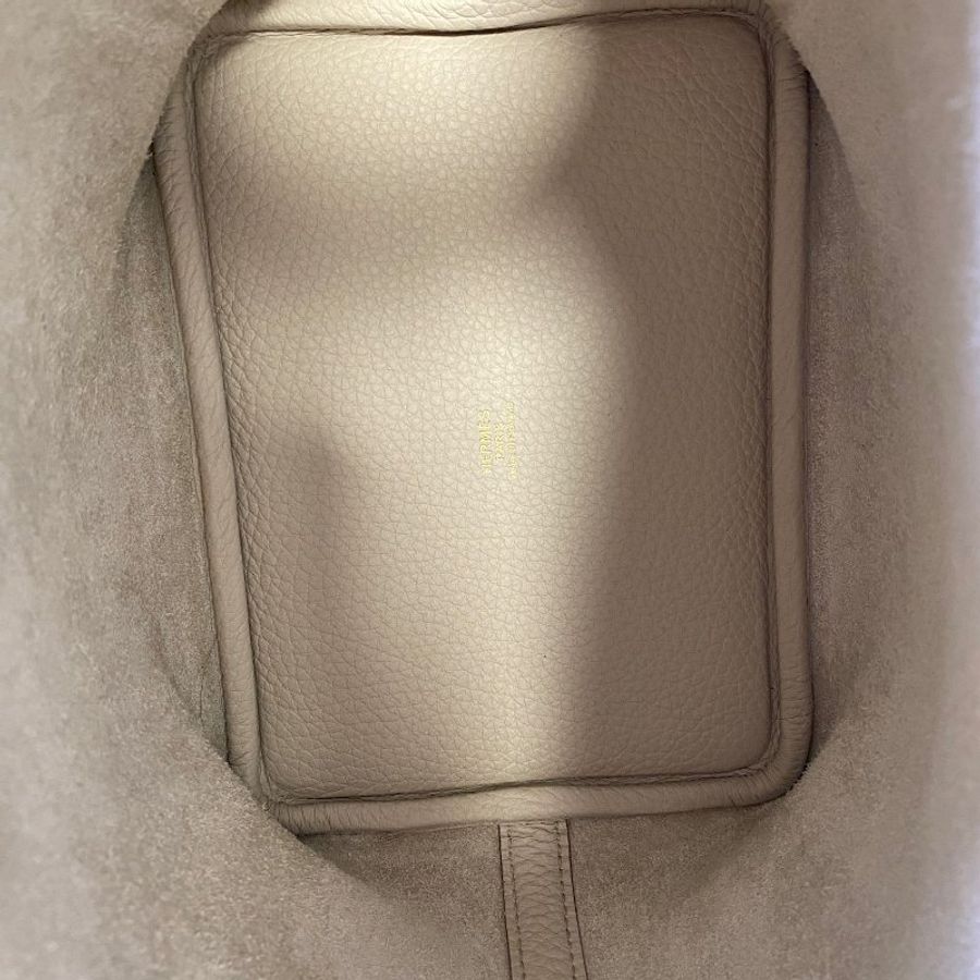 Hermes Picotin 18 愛馬仕菜籃子(8L Beton冰川白金扣 )-16