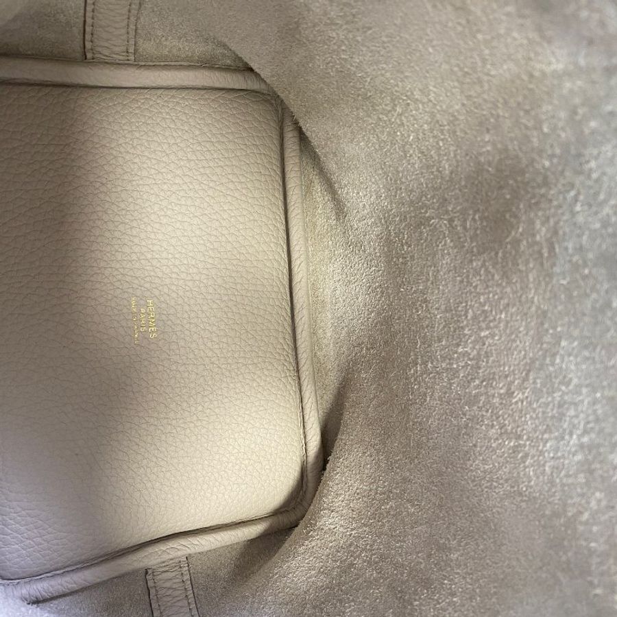 Hermes Picotin 18 愛馬仕菜籃子(8L Beton冰川白金扣 )-18