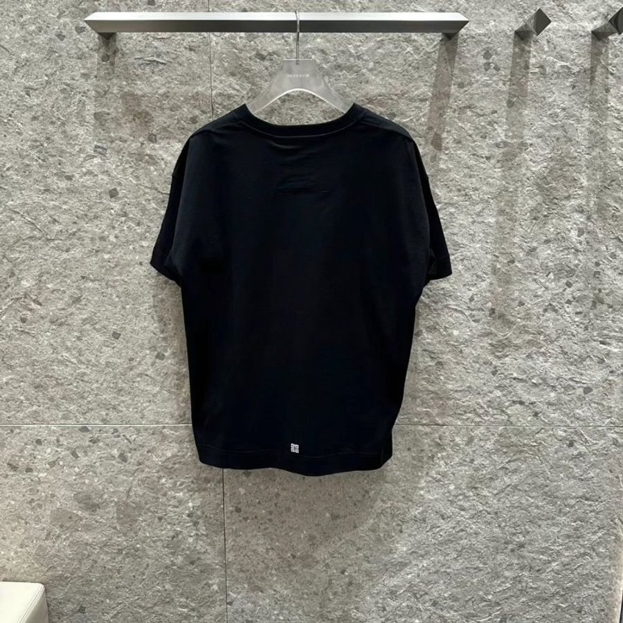 Givenchy 男款閃電反光圖案寬鬆版型棉T/上衣 黑色 S/M/L/XL《2024季度新品》-3