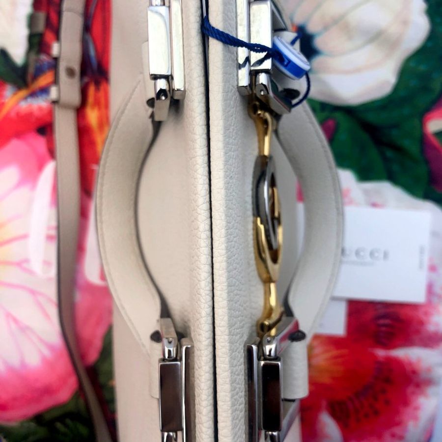 【出清價】GUCCI 經典ZUMI系列馬銜釦兩用包，氣質款，側背包，肩背包，手提包，OL包，公事包，逛街包，二手真品，現貨-11