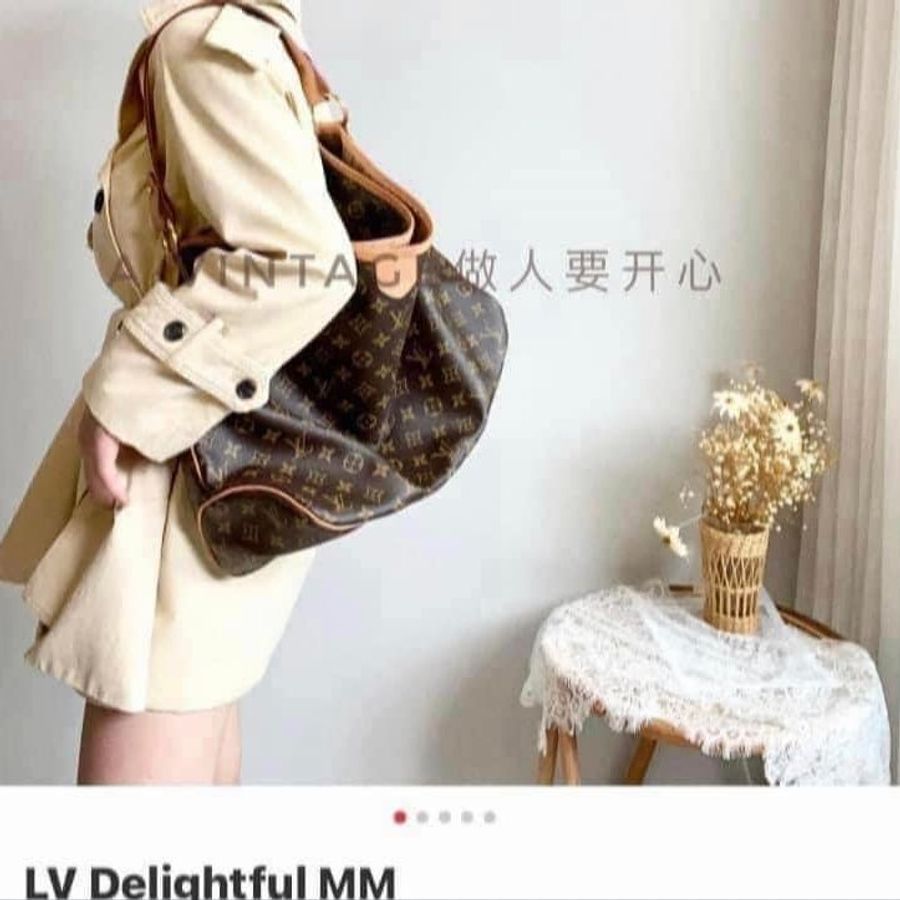 LV Delightful ( MM /中)二手9.5新🎀已保留🎀 M40353 肩背包-22