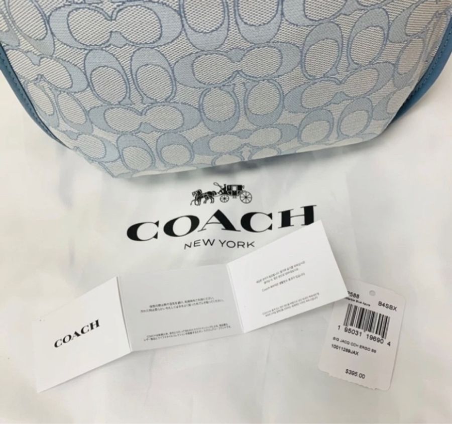 Coach Ergo Jacquard 提花單肩手提包-4