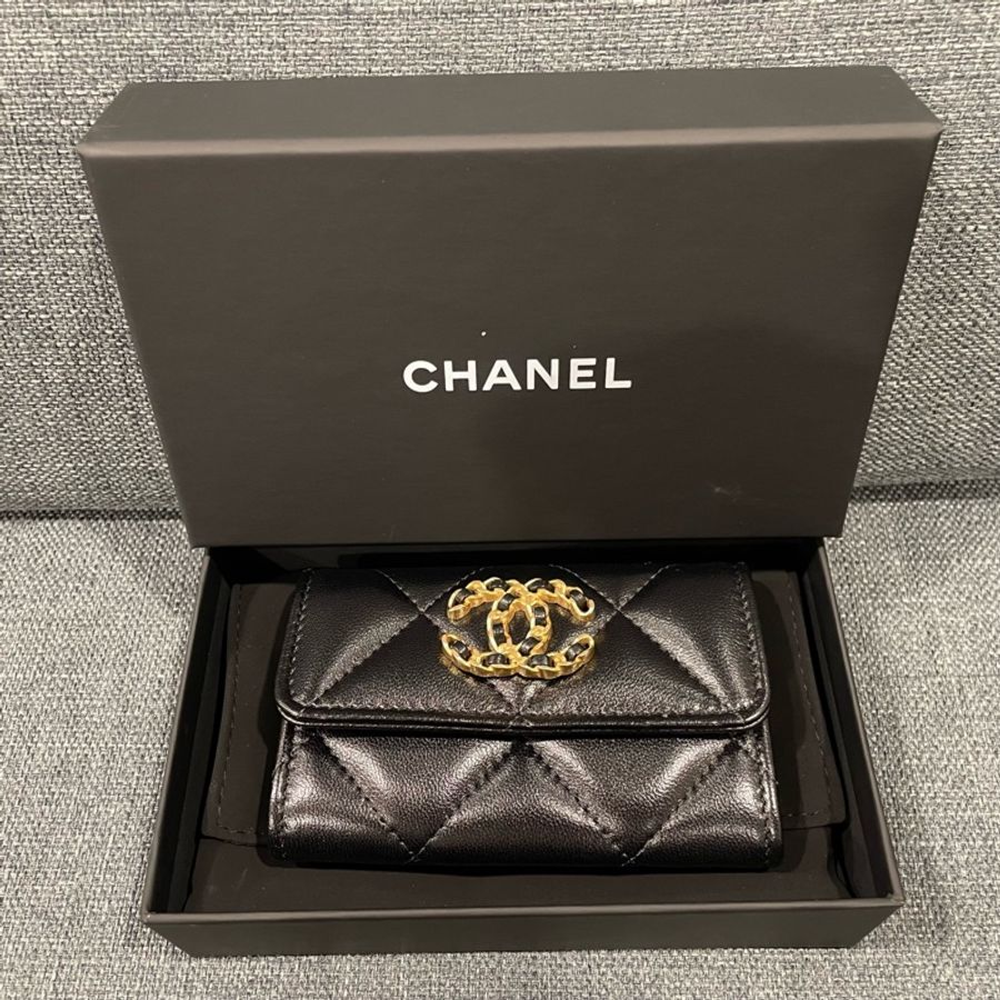 Chanel香奈兒19單層卡夾-3