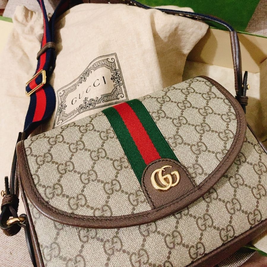 GUCCI OPHIDIA GG小型肩揹袋-1