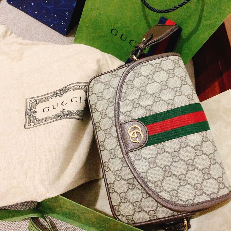 GUCCI OPHIDIA GG小型肩揹袋-2