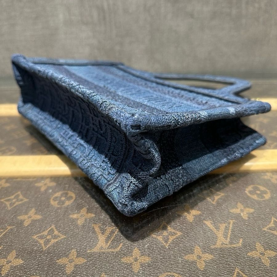 DIOR牛仔mini book tote手提包-4