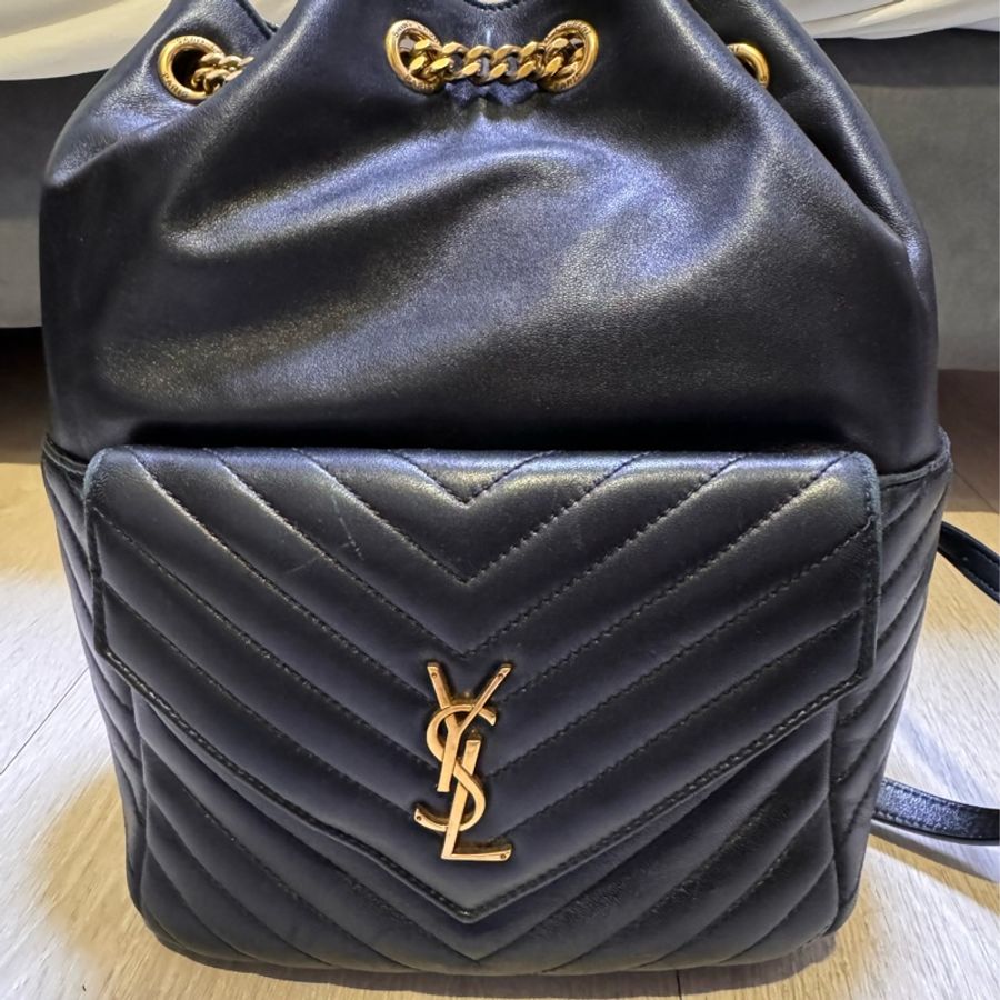 Saint Laurent 小羊皮後背包-6