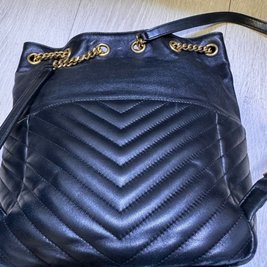 Saint Laurent 小羊皮後背包-11