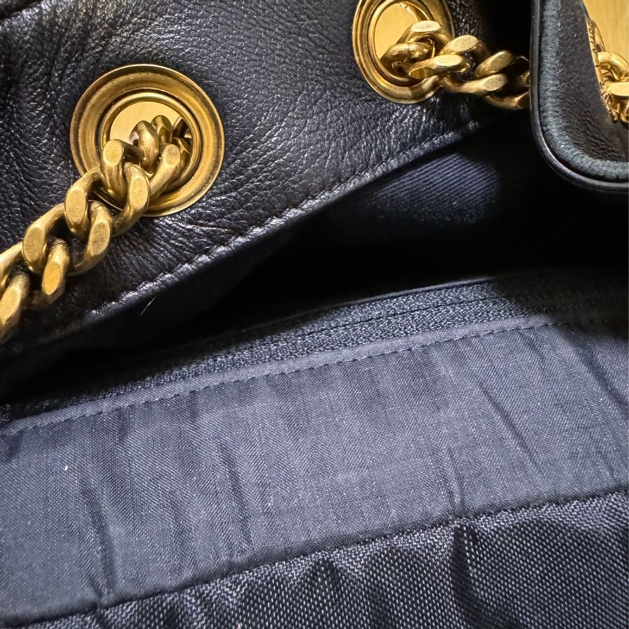 Saint Laurent 小羊皮後背包-27