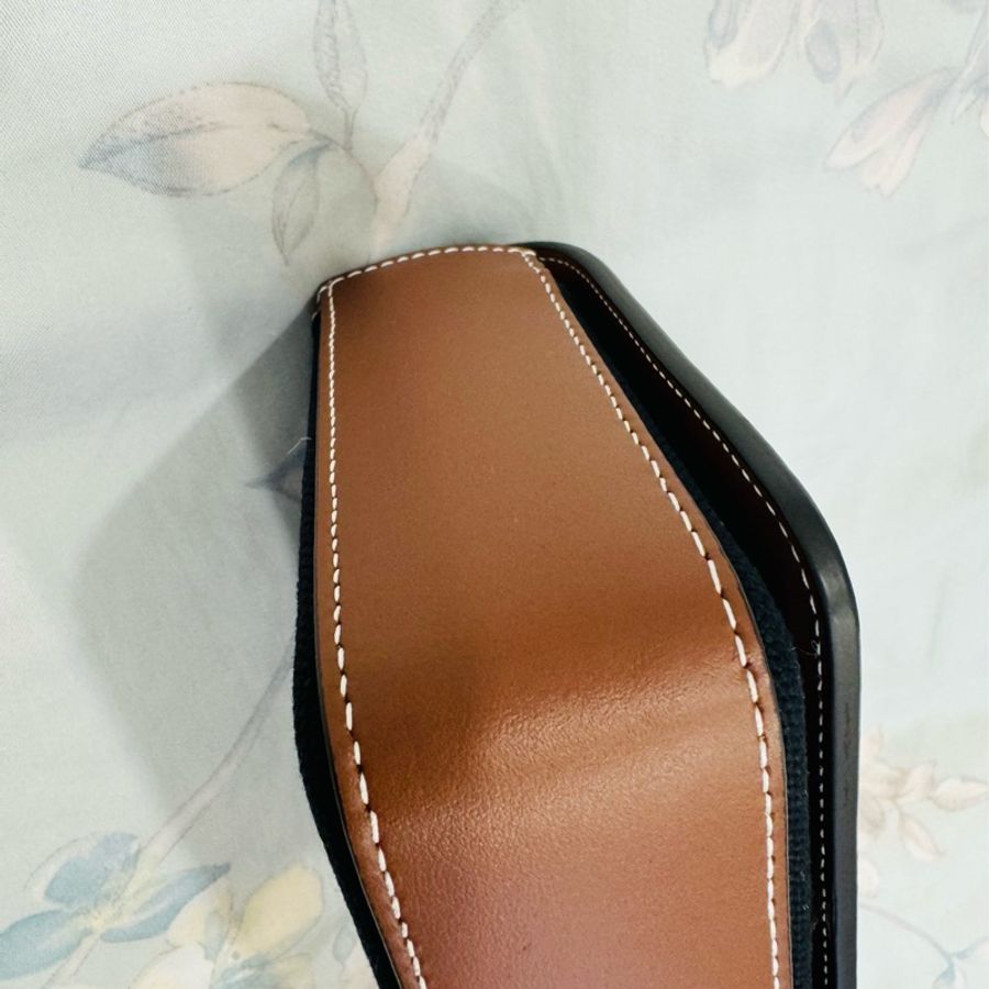 全新 Burberry Horseferry印花帆布翻蓋斜背包-9