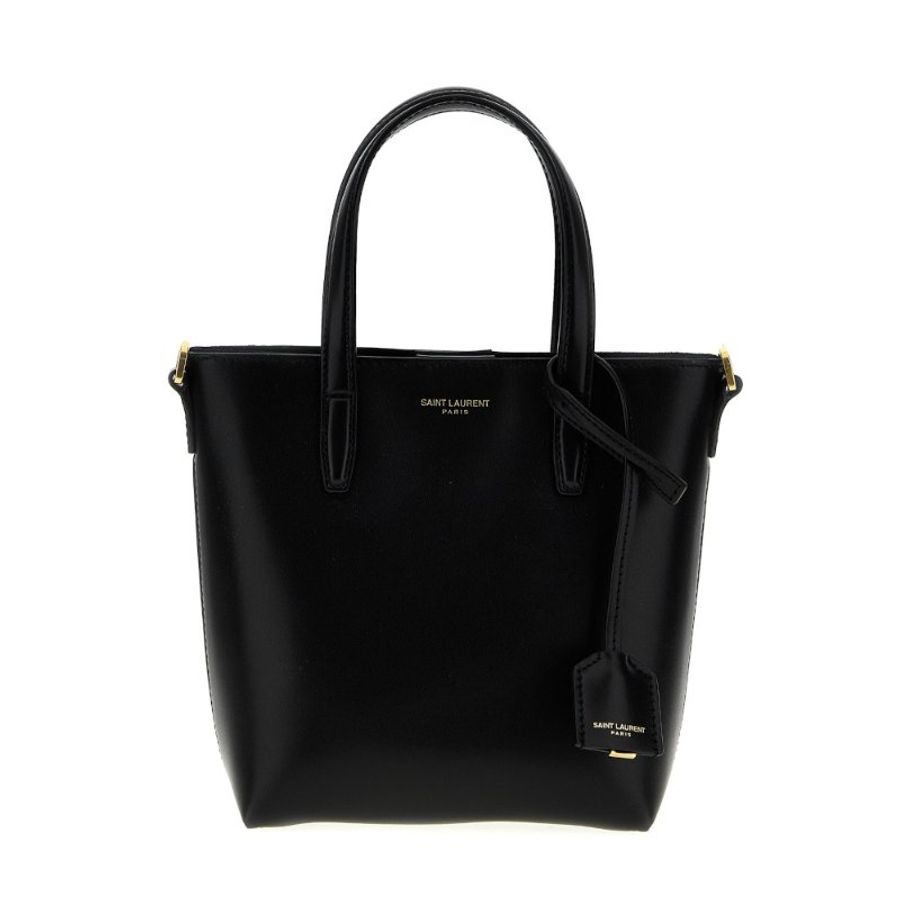 【YSL】SAINT LAURENT Mini Toy Shopping 迷你 托特包 肩背包 斜背包 購物袋 黑色 773995-4
