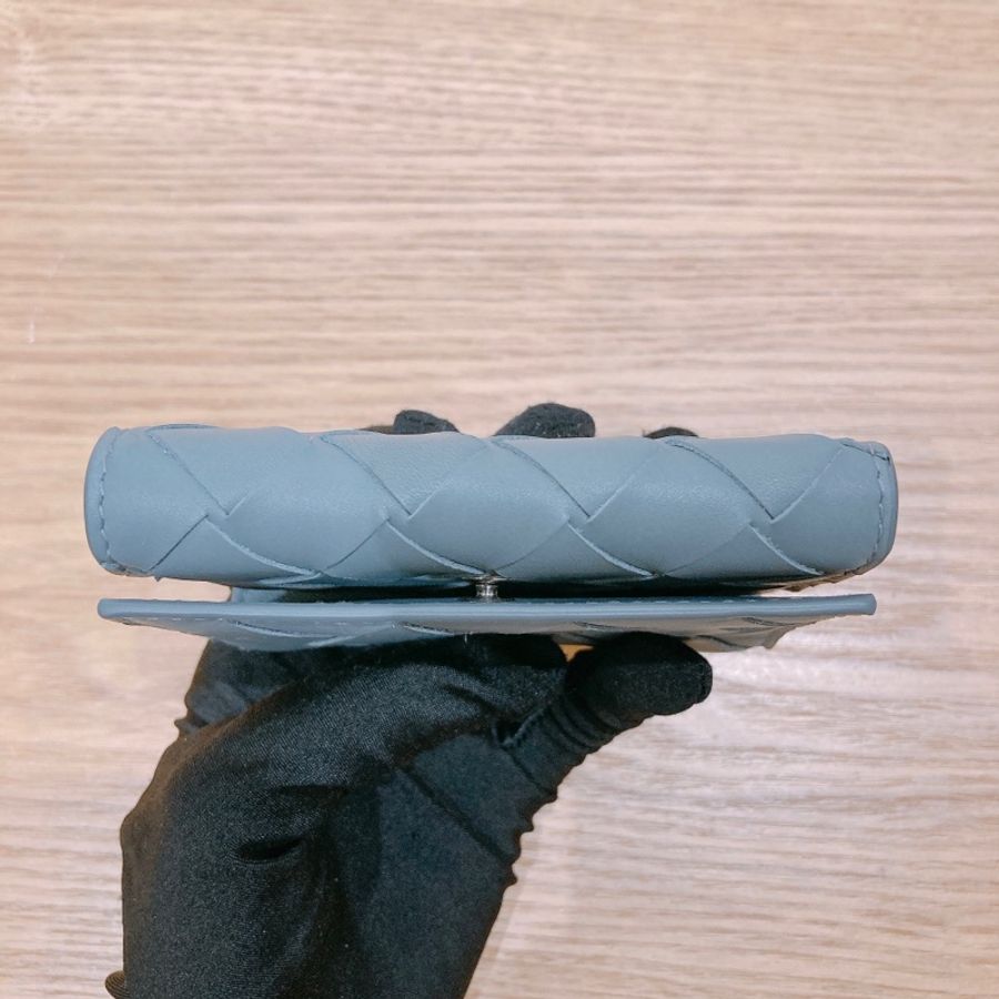 Bottega Veneta 翻蓋小皮具 灰色系-4