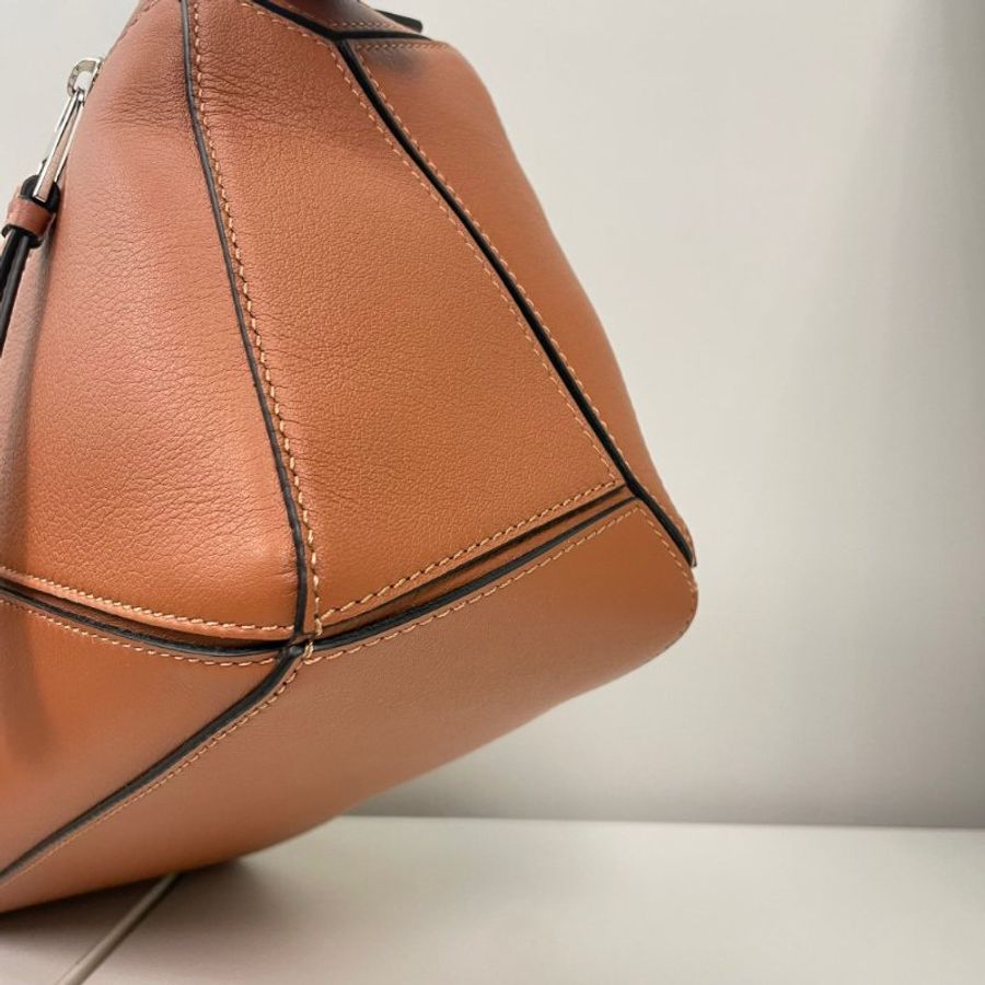 Loewe Small Puzzle Bag Tan-8
