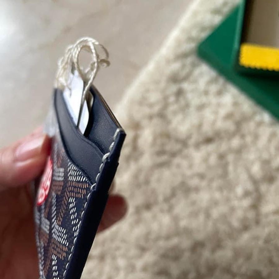Goyard 深藍愛心❤️卡片夾、名片夾-8