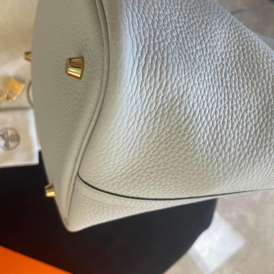 Hermes Picotin 22 聖杯藍-8