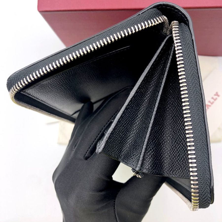 【全套配件】BALLY 經典紅白條紋拉鍊長夾,手拿包,公事包,隨身包,辦公包,業務包,二手真品,現貨,免運-16