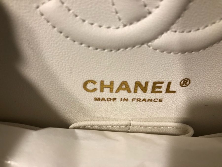 CHANEL 經典11.12口蓋包 全新粒紋牛皮-10