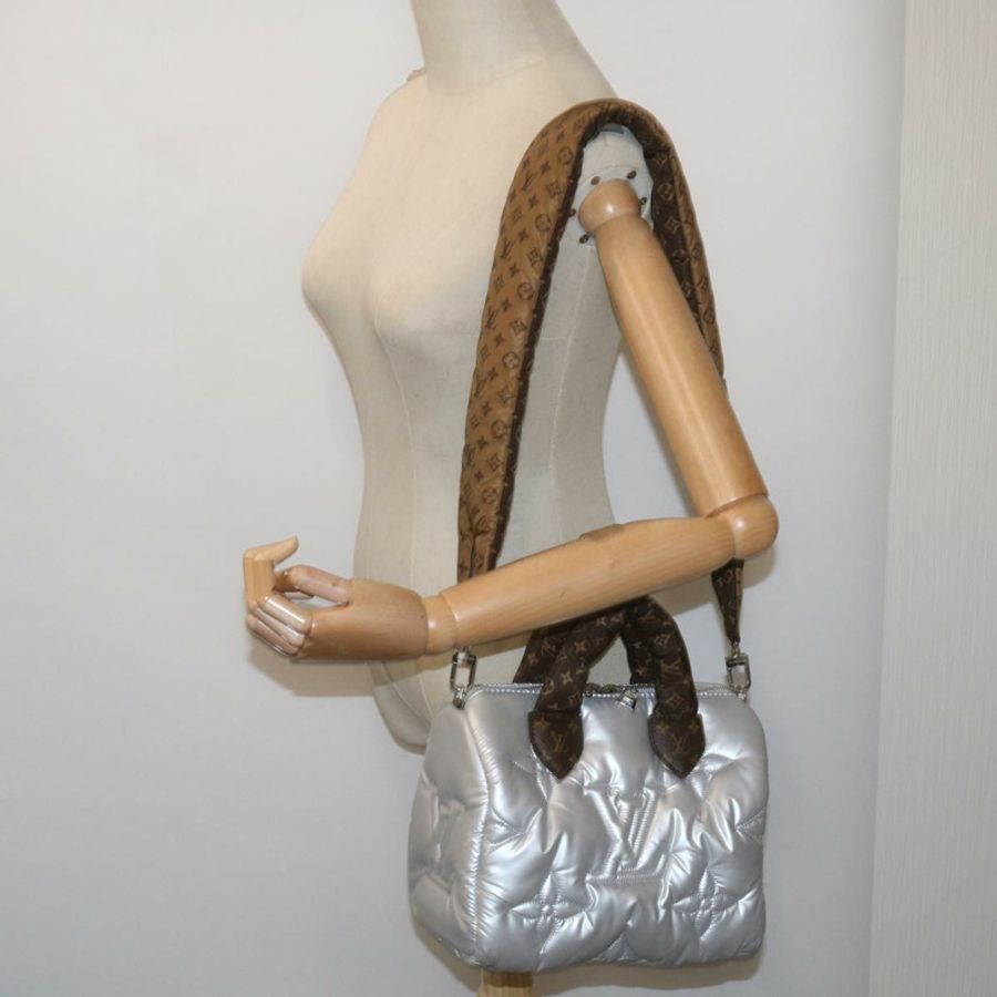 【日本直送】路易威登 Linylon Speedy Bandouliere 25 兩用包 銀色 M20973 正品 68692S-22