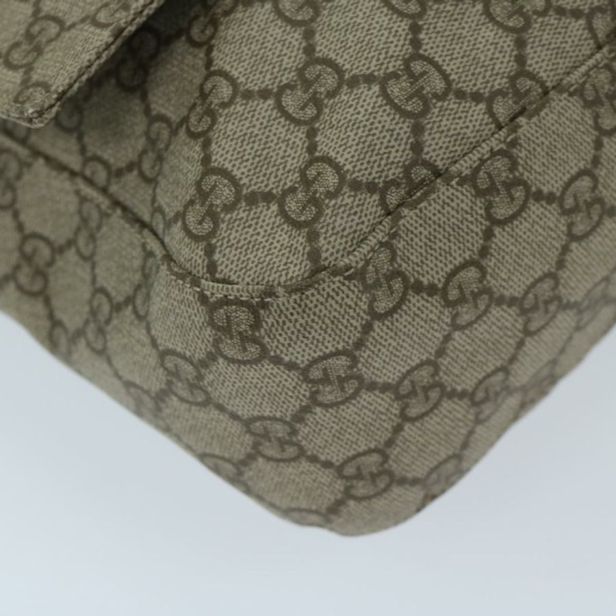 【日本直送】GUCCI GG Supreme 單肩包 PVC 米色 141194 正品 ki4209-14