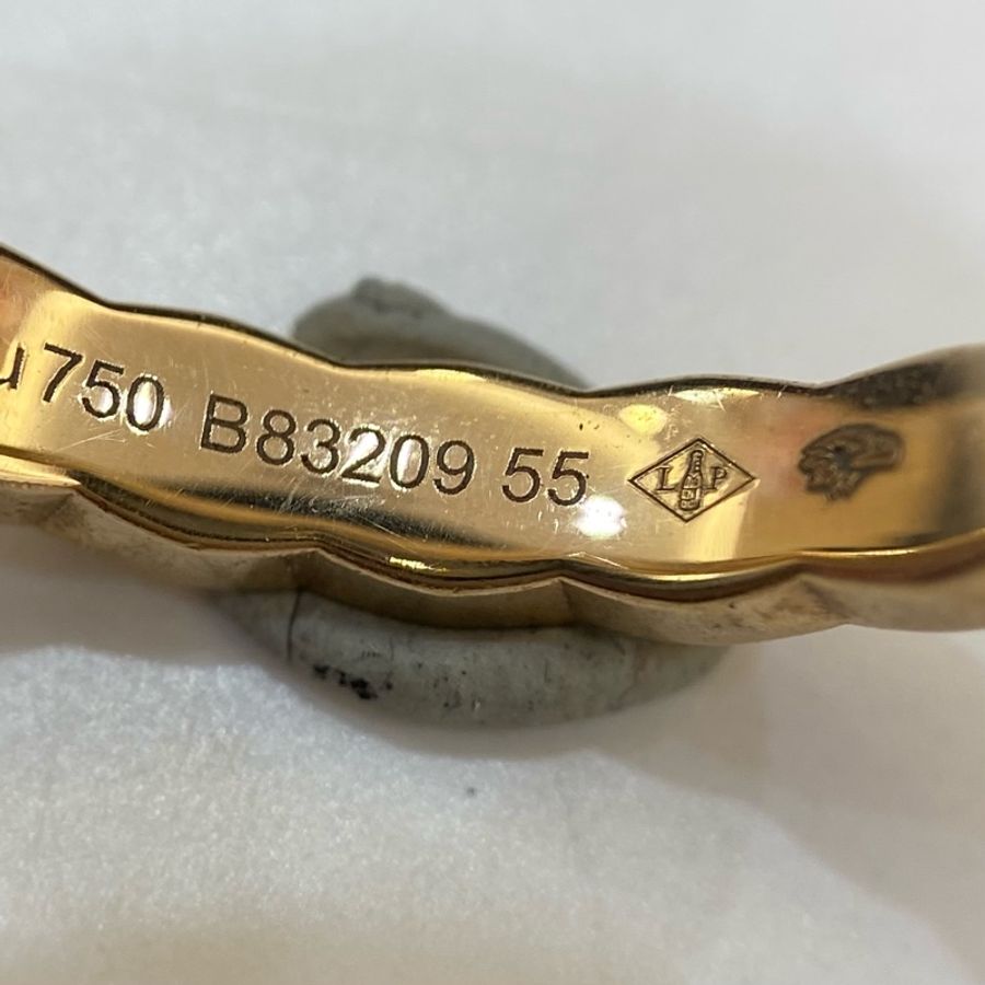 CHANEL 18K 玫瑰金 Coco Crush 窄版戒指 #55-8