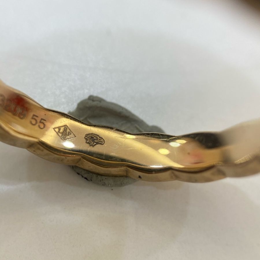 CHANEL 18K 玫瑰金 Coco Crush 窄版戒指 #55-9