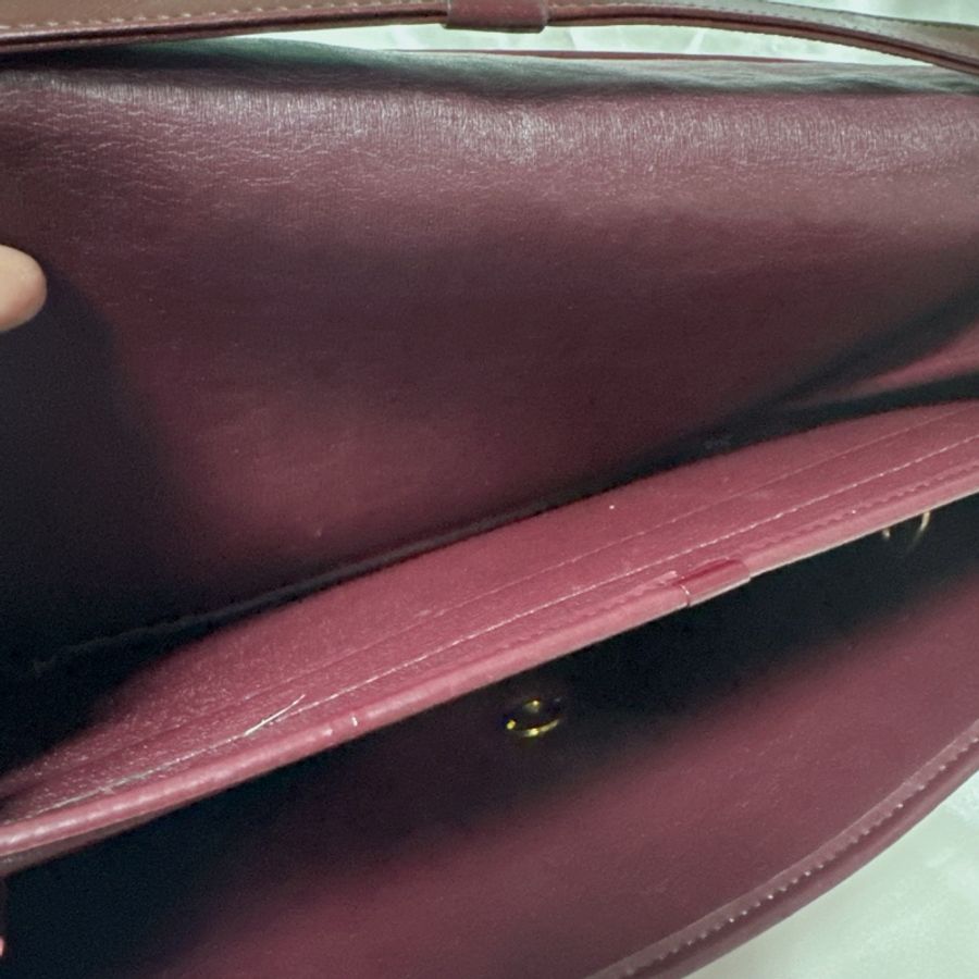 Christian Dior Trotter Shoulder Bag 老花緹花帆布腋下包-14