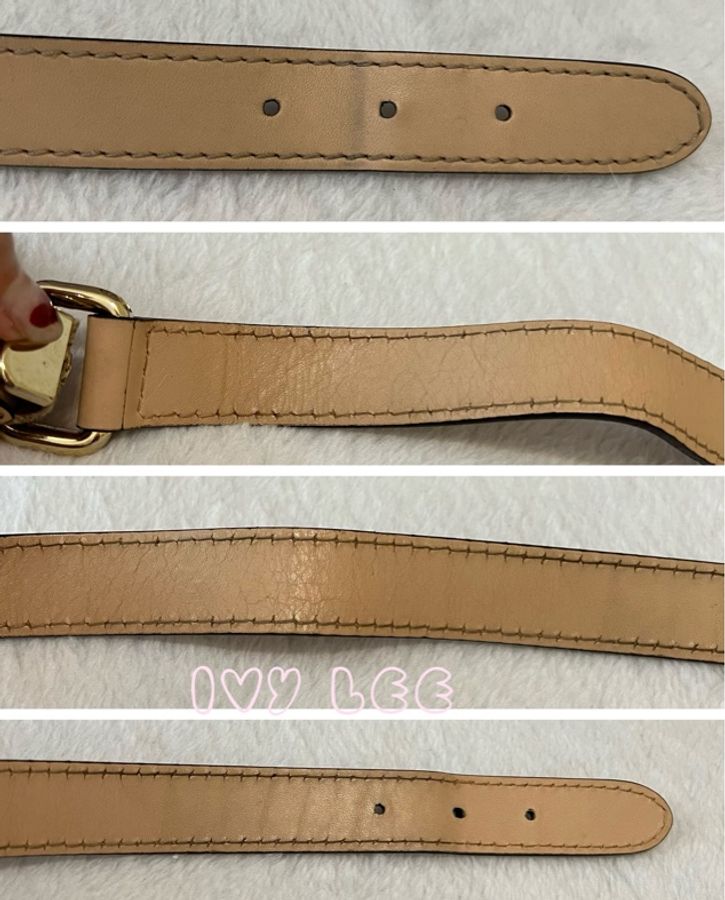 GUCCI GG 單肩包 托特包 帆布 257084 粉膚拼色線條 二手精品-17