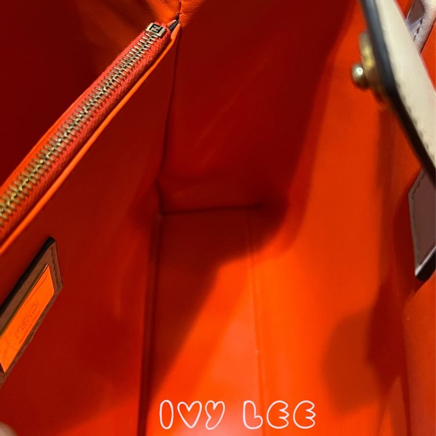 FENDI toujours 2way 單肩手提包斜背包 8BH253 米白色 二手精品-7