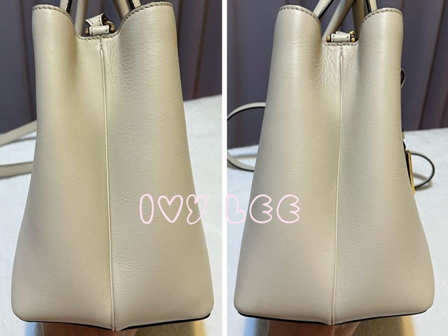 FENDI toujours 2way 單肩手提包斜背包 8BH253 米白色 二手精品-14