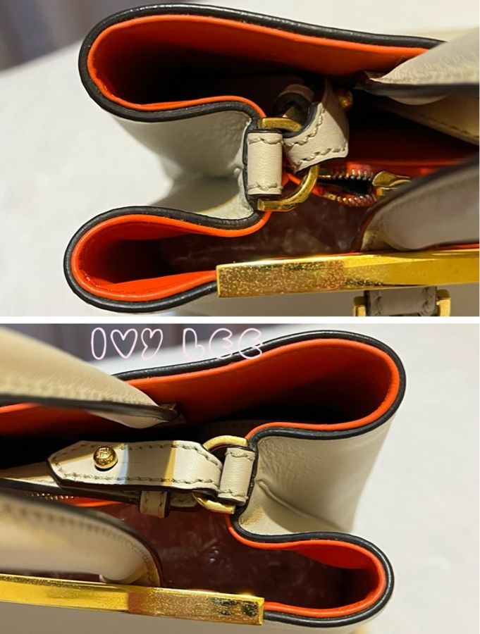 FENDI toujours 2way 單肩手提包斜背包 8BH253 米白色 二手精品-16
