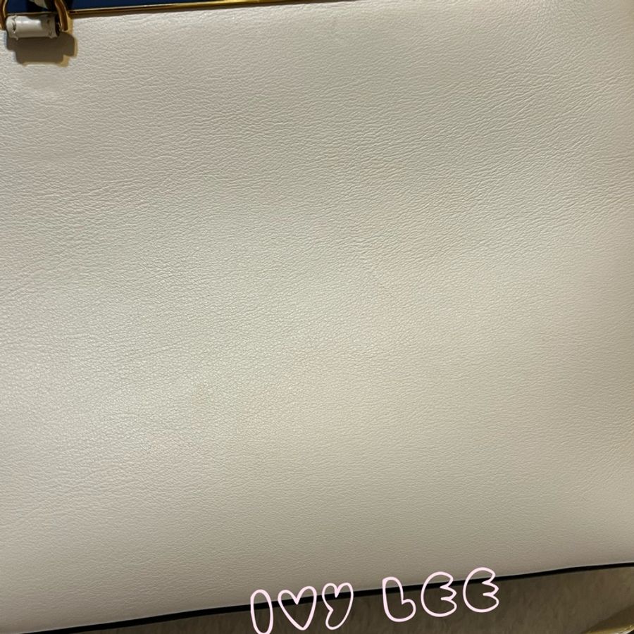 FENDI toujours 2way 單肩手提包斜背包 8BH253 米白色 二手精品-27