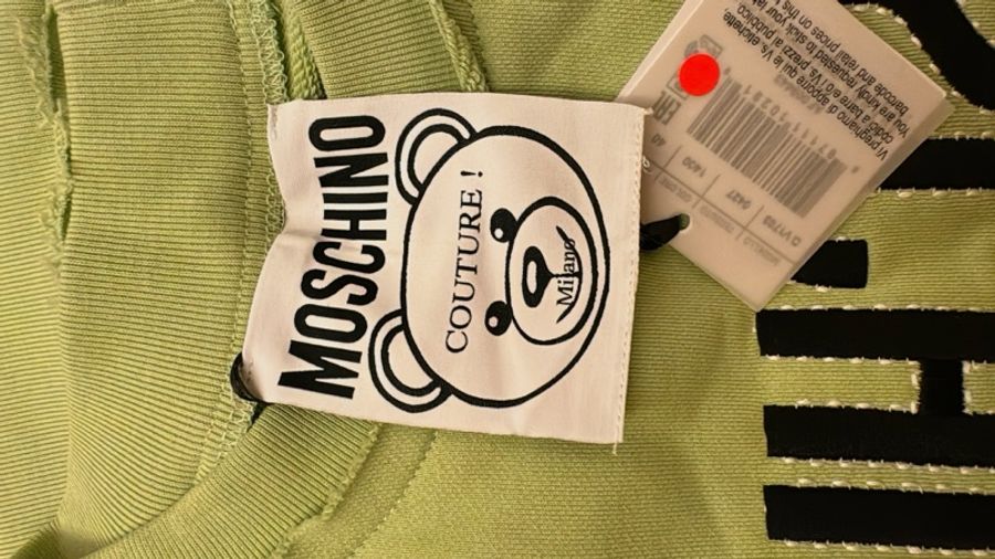 MOSCHINO 寬鬆版衛衣 蘋果綠-9