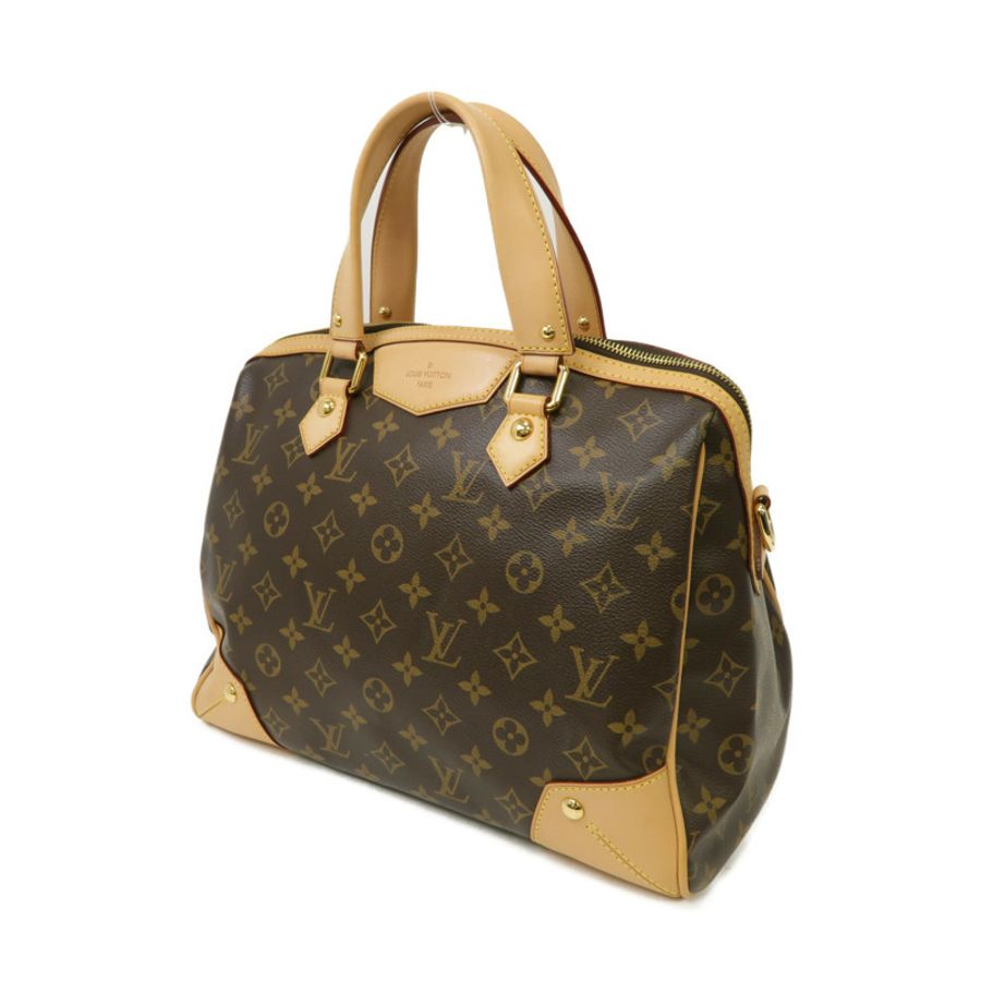 LOUIS VUITTON Monogram Retiro PM金扣手挽肩背兩用袋啡色-2