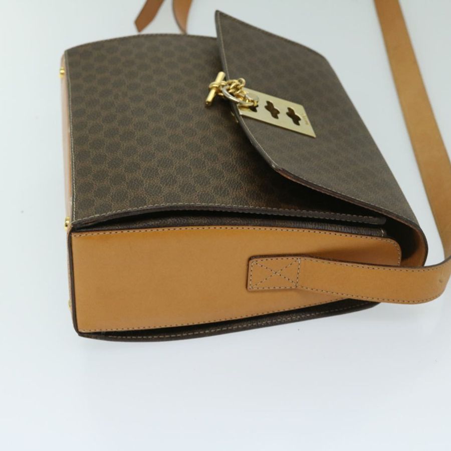 【日本直送】CELINE Macadam帆布肩背包 PVC棕色 正品 69278-2
