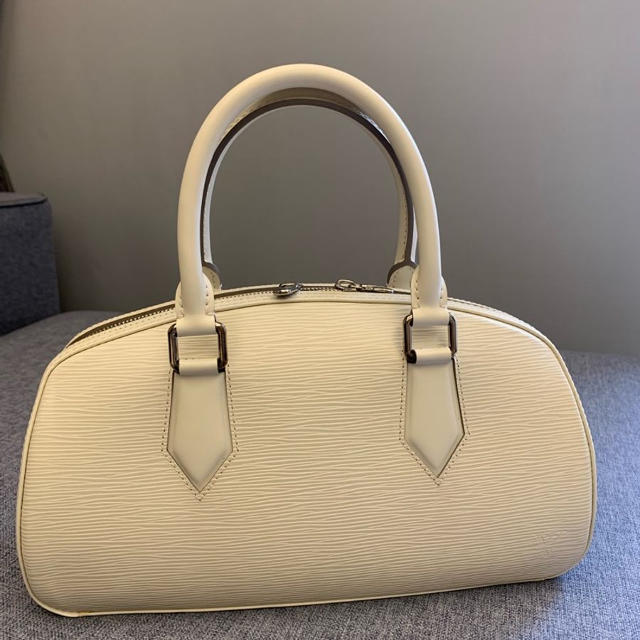 Louis Vuitton epi米白手提包-0