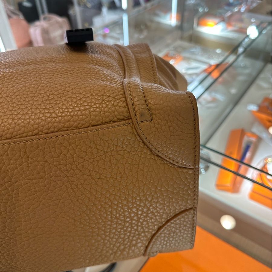 【Celine】咖啡色手提包 囧臉包-7