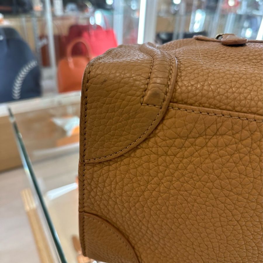 【Celine】咖啡色手提包 囧臉包-18