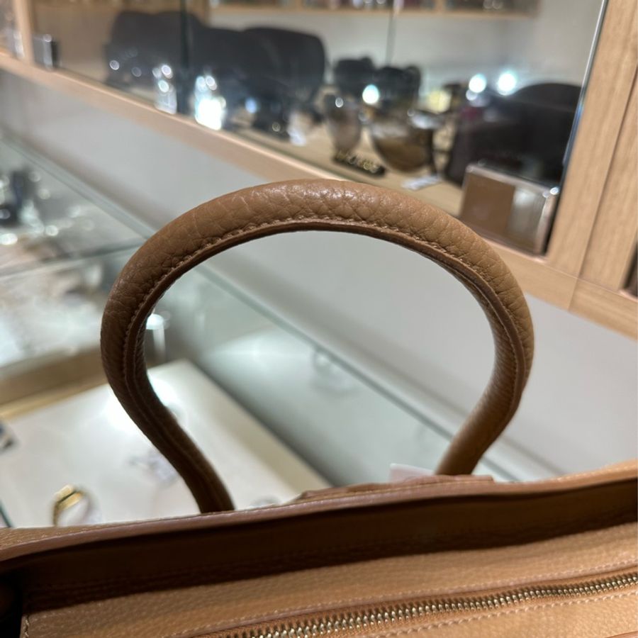 【Celine】咖啡色手提包 囧臉包-28