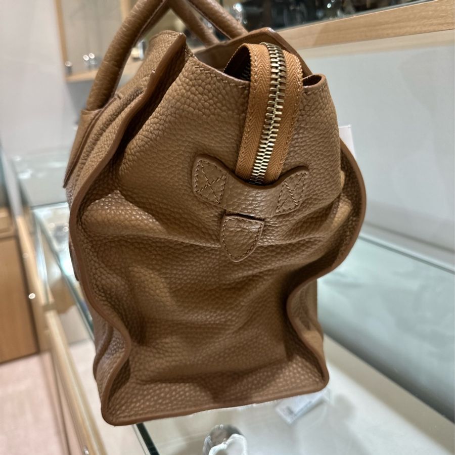 【Celine】咖啡色手提包 囧臉包-29