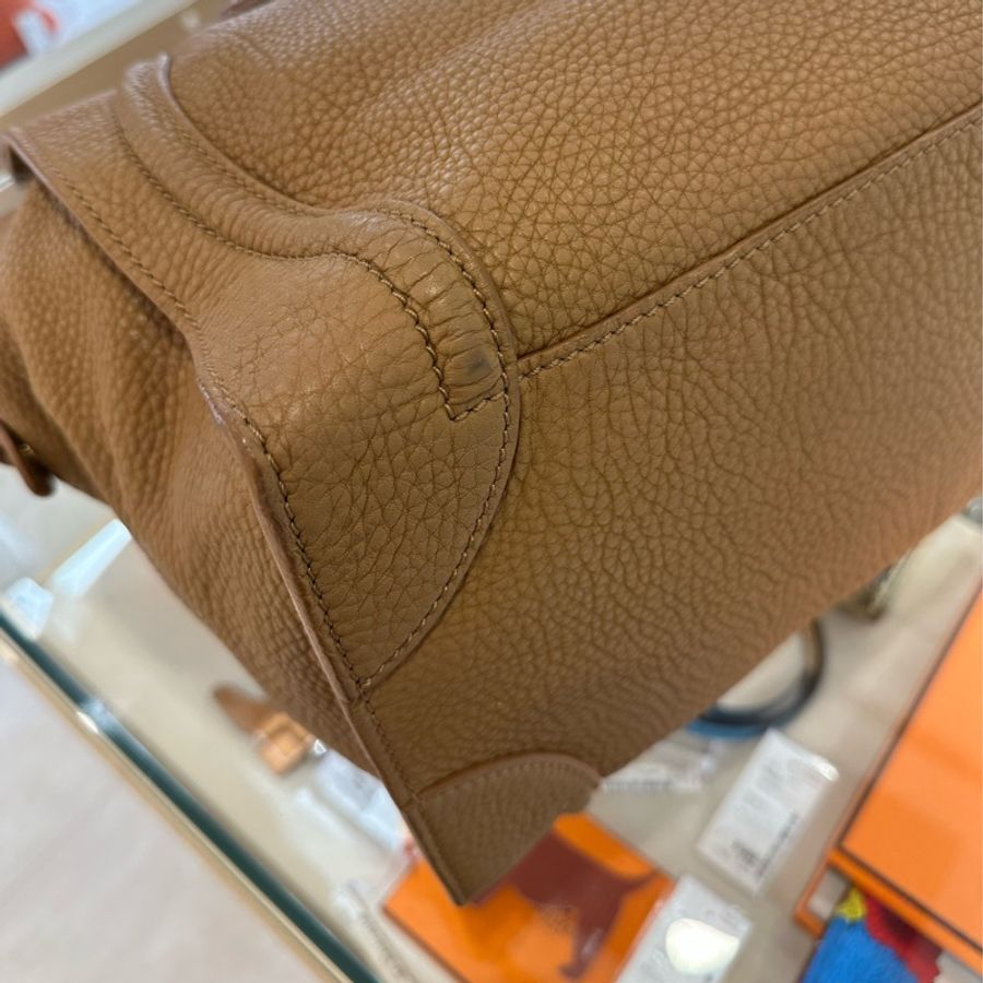 【Celine】咖啡色手提包 囧臉包-32