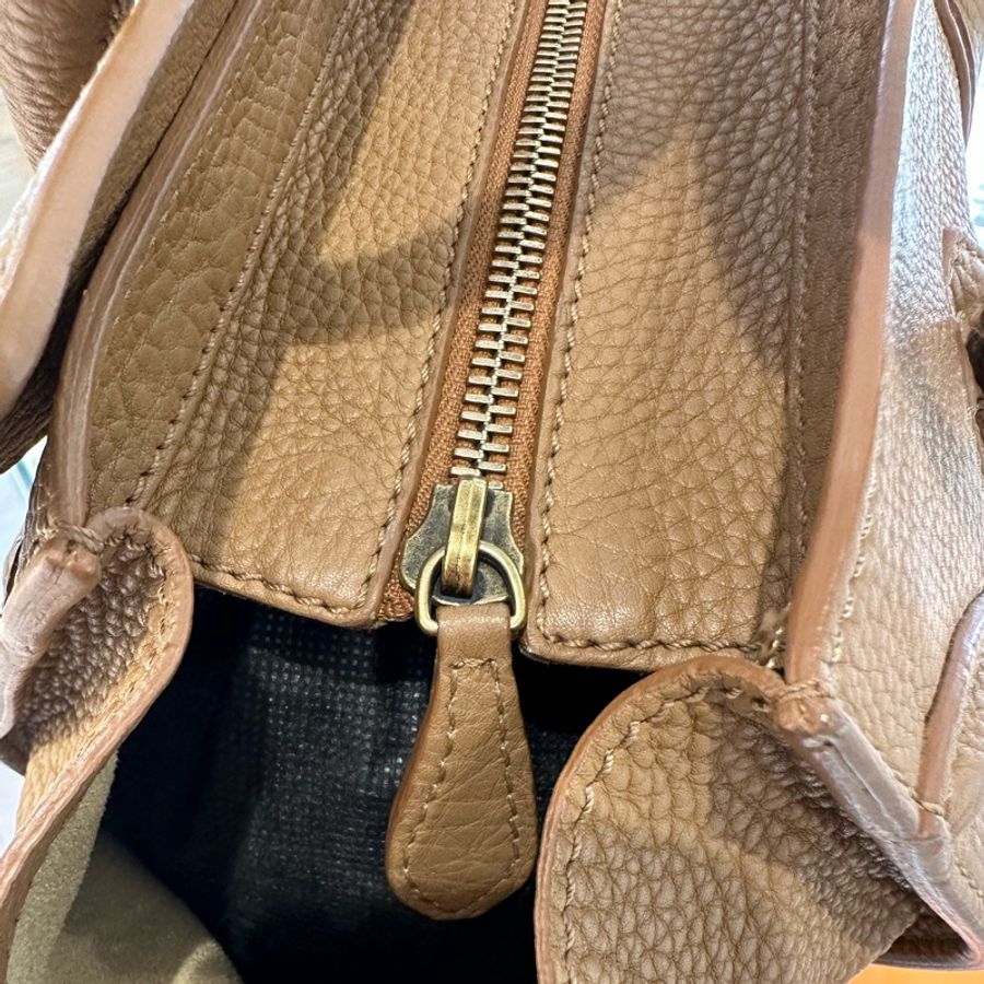 【Celine】咖啡色手提包 囧臉包-37