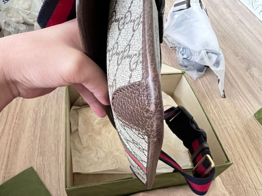 GUCCI OPHIDIA GG SMALL BELT BAG-14