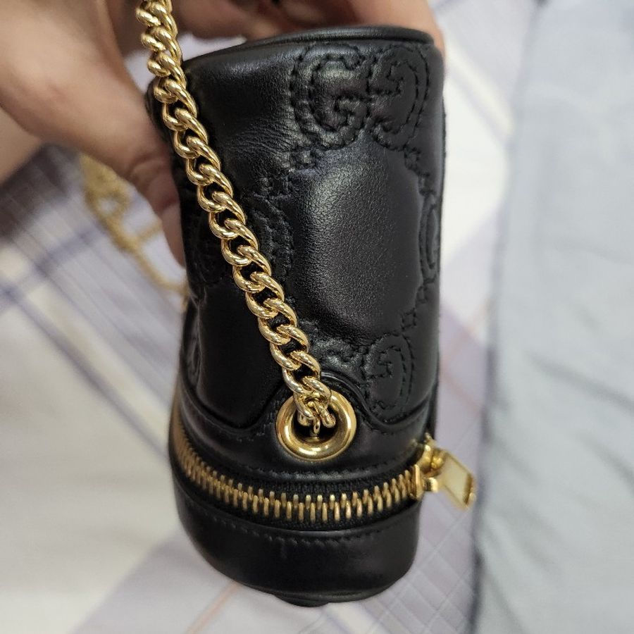 gucci新款牛皮壓紋廢包-3