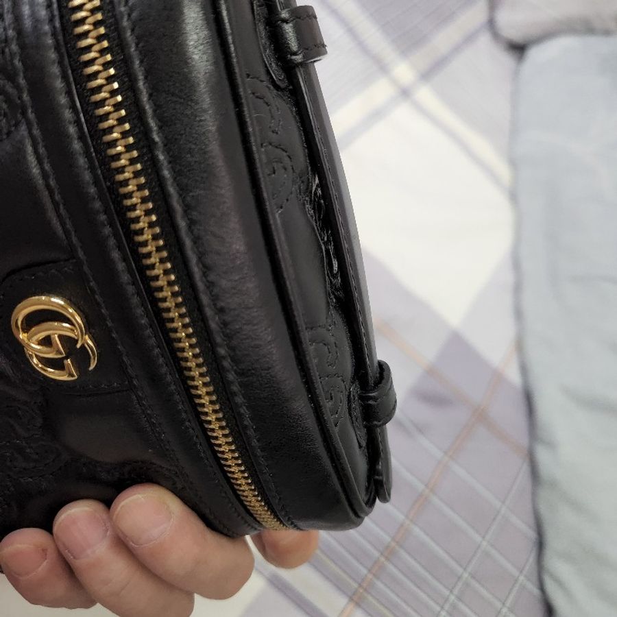 gucci新款牛皮壓紋廢包-15